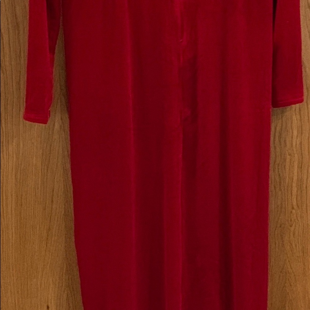 ✨ 3x HP ✨ Worn Once ✨ Velvet High Slit Dress ✨ - Picture 5 of 8